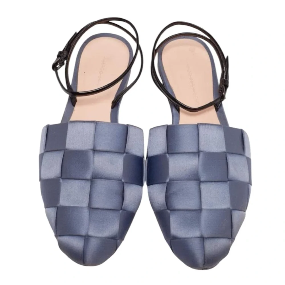 Marco de Vincenzo Basket Weave Flats Womens Size 8 - Picture 1 of 9